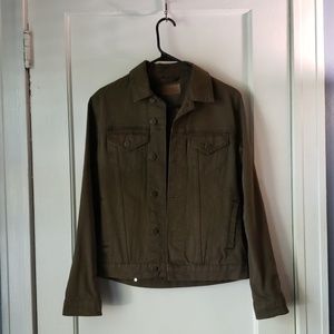 Asos Green Jean Jacket (XS)